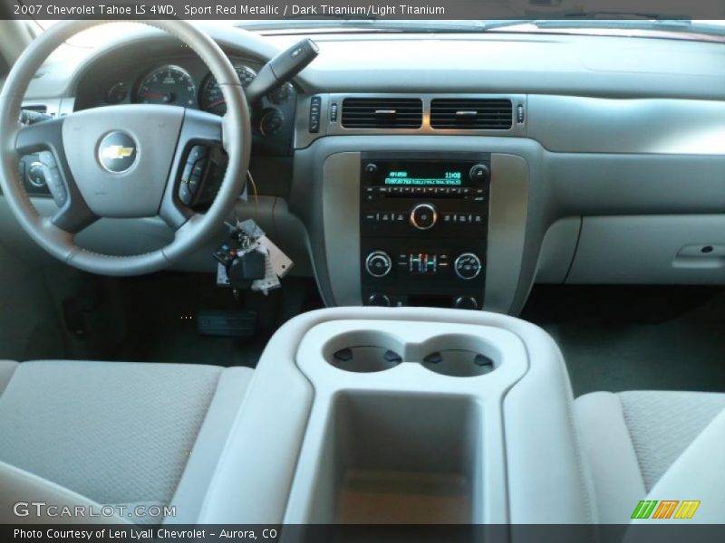 Sport Red Metallic / Dark Titanium/Light Titanium 2007 Chevrolet Tahoe LS 4WD