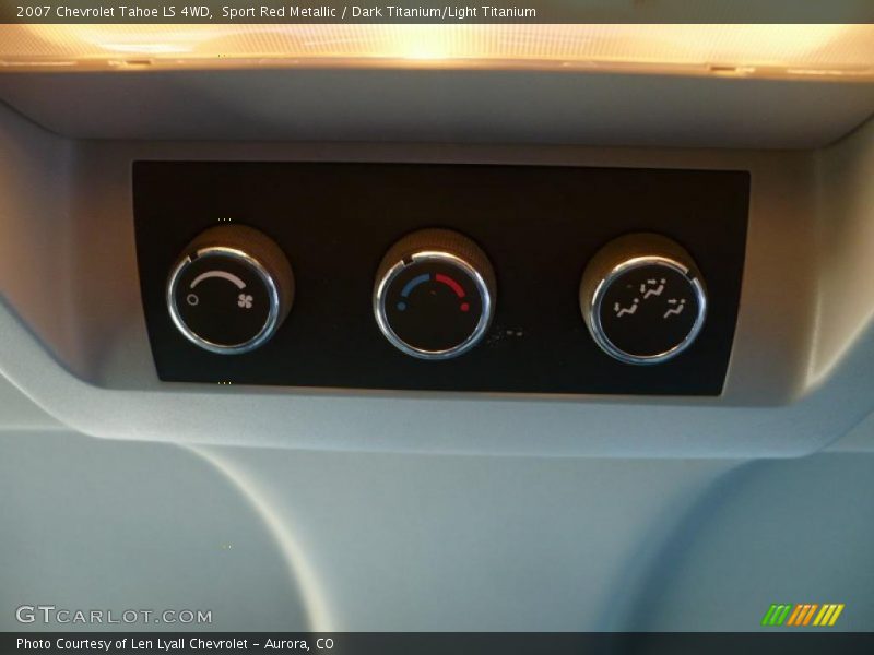 Sport Red Metallic / Dark Titanium/Light Titanium 2007 Chevrolet Tahoe LS 4WD