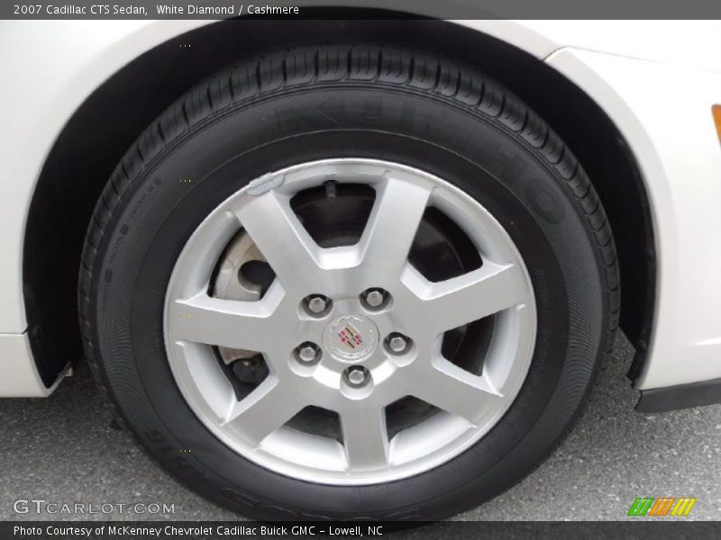 White Diamond / Cashmere 2007 Cadillac CTS Sedan