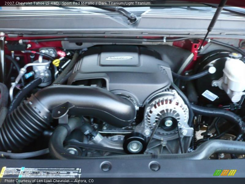 Sport Red Metallic / Dark Titanium/Light Titanium 2007 Chevrolet Tahoe LS 4WD