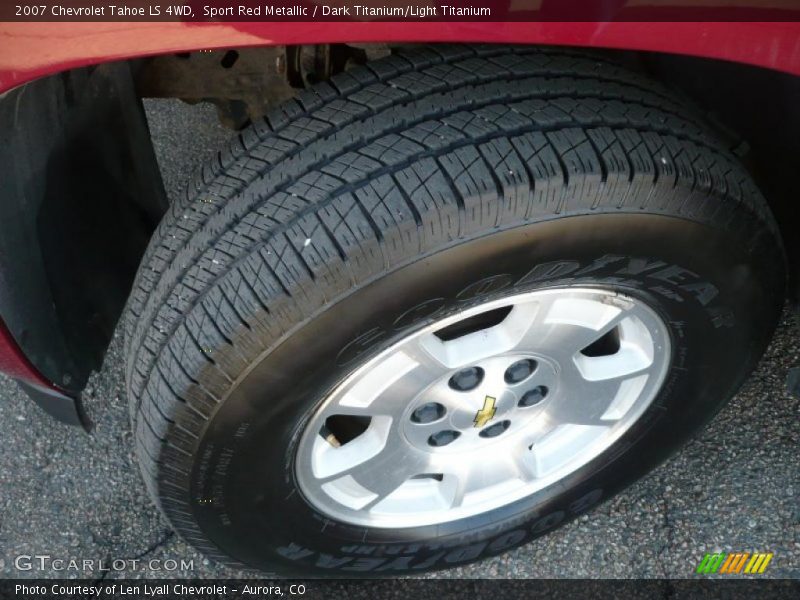 Sport Red Metallic / Dark Titanium/Light Titanium 2007 Chevrolet Tahoe LS 4WD
