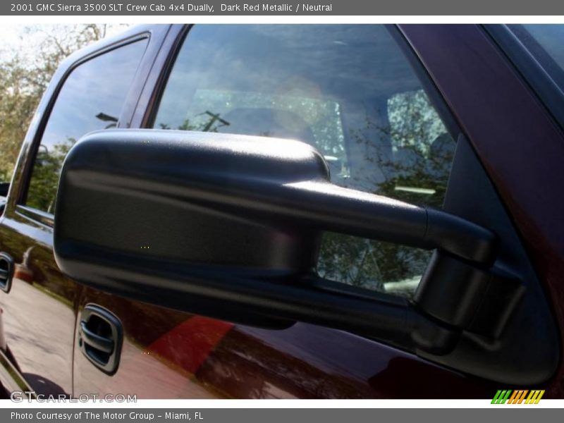 Dark Red Metallic / Neutral 2001 GMC Sierra 3500 SLT Crew Cab 4x4 Dually