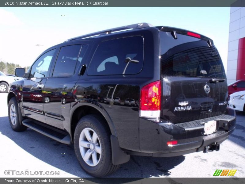 Galaxy Black Metallic / Charcoal 2010 Nissan Armada SE