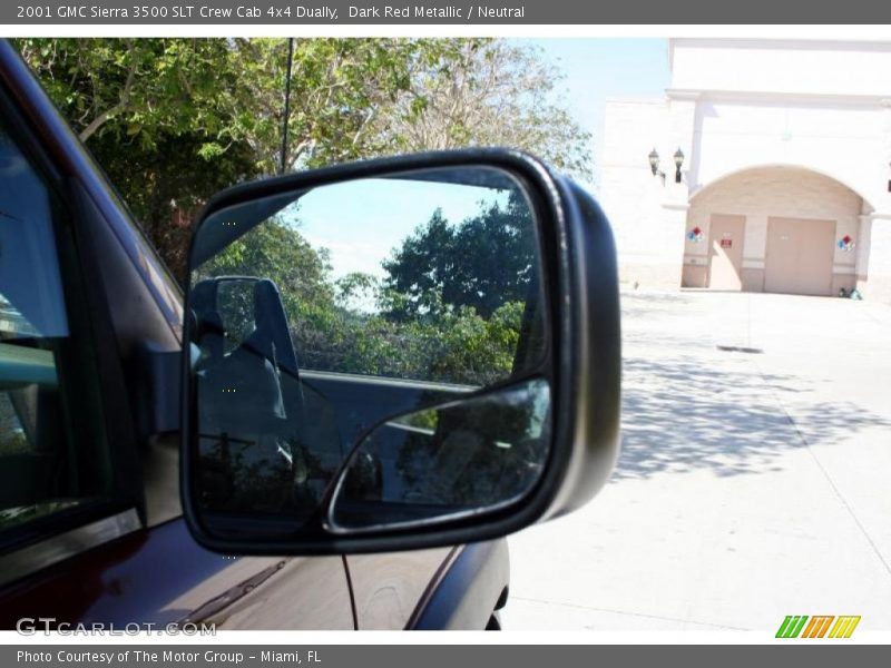 Dark Red Metallic / Neutral 2001 GMC Sierra 3500 SLT Crew Cab 4x4 Dually