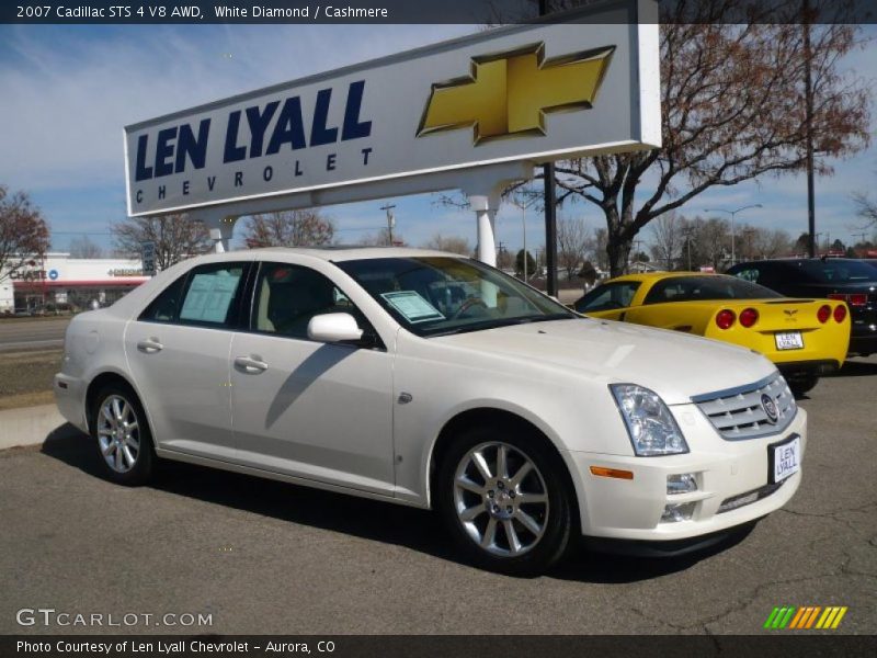 White Diamond / Cashmere 2007 Cadillac STS 4 V8 AWD