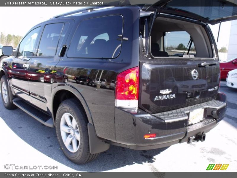 Galaxy Black Metallic / Charcoal 2010 Nissan Armada SE