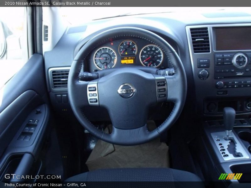 Galaxy Black Metallic / Charcoal 2010 Nissan Armada SE