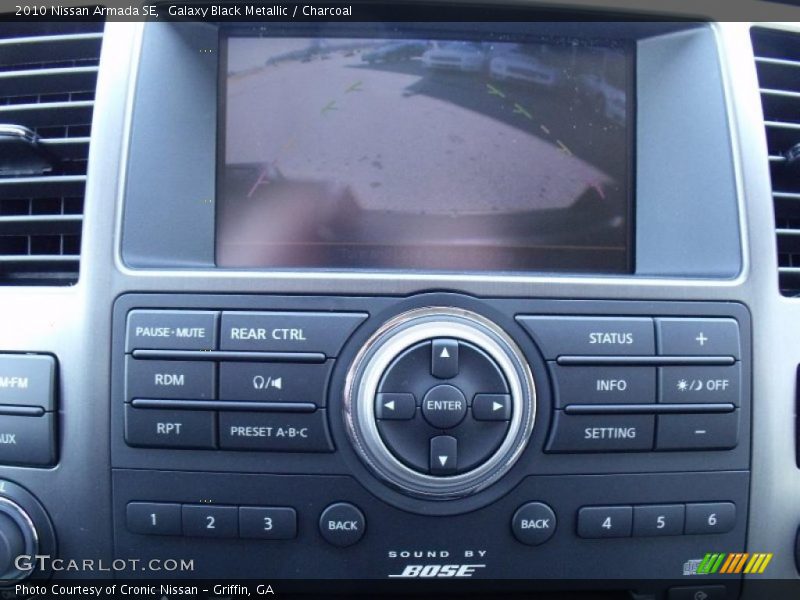 Galaxy Black Metallic / Charcoal 2010 Nissan Armada SE