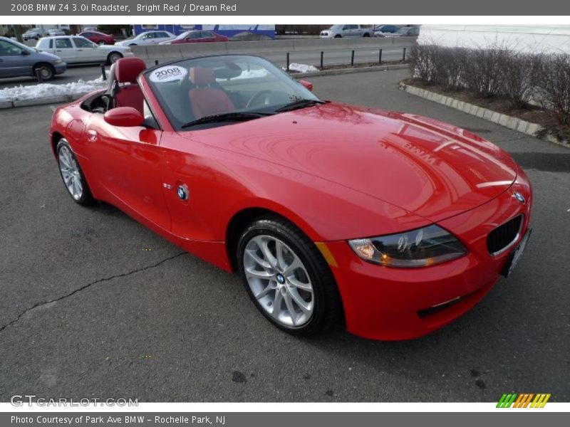 Bright Red / Dream Red 2008 BMW Z4 3.0i Roadster