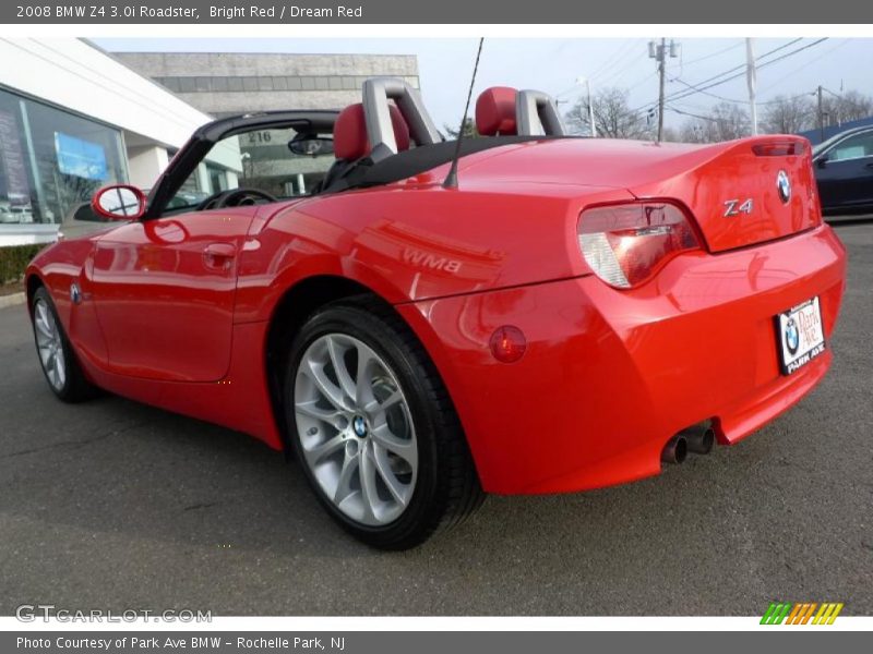 Bright Red / Dream Red 2008 BMW Z4 3.0i Roadster