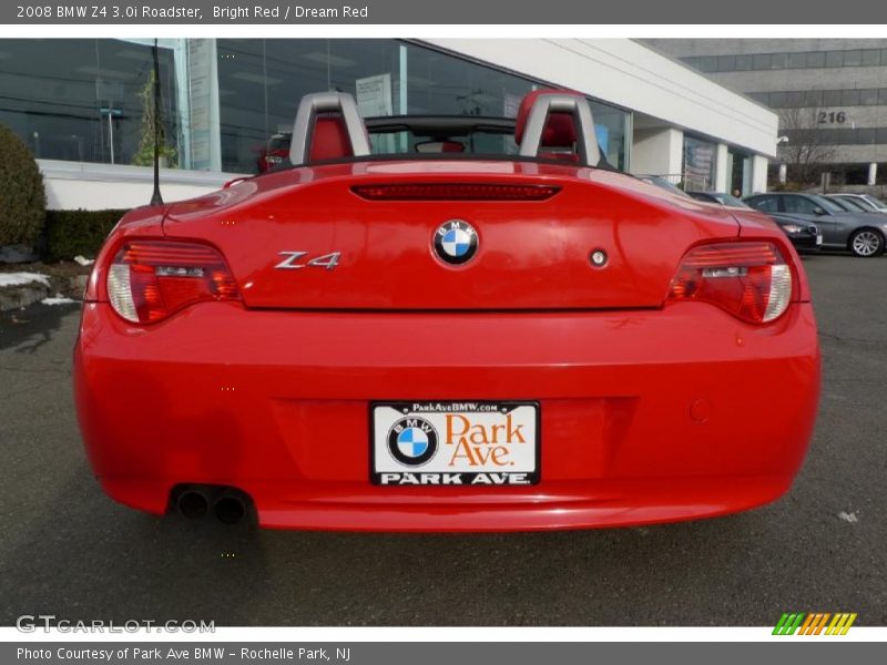 Bright Red / Dream Red 2008 BMW Z4 3.0i Roadster
