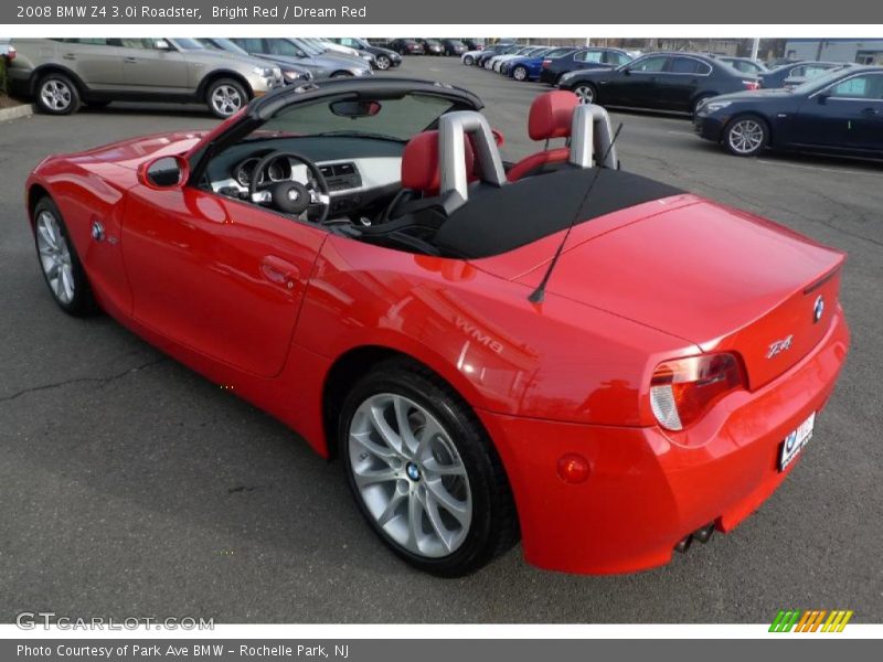 Bright Red / Dream Red 2008 BMW Z4 3.0i Roadster