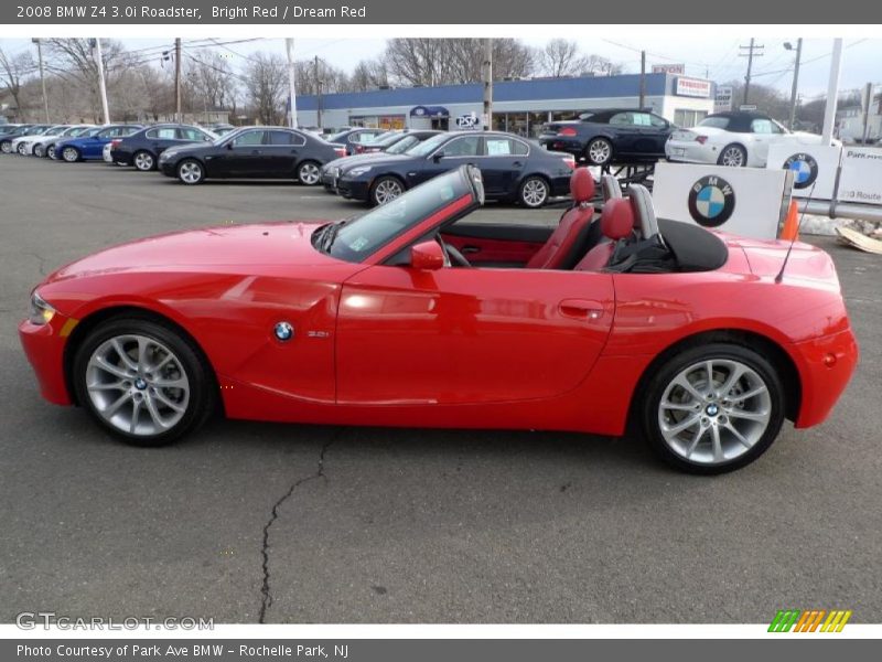 Bright Red / Dream Red 2008 BMW Z4 3.0i Roadster