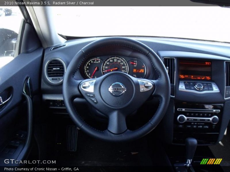 Radiant Silver / Charcoal 2010 Nissan Maxima 3.5 S
