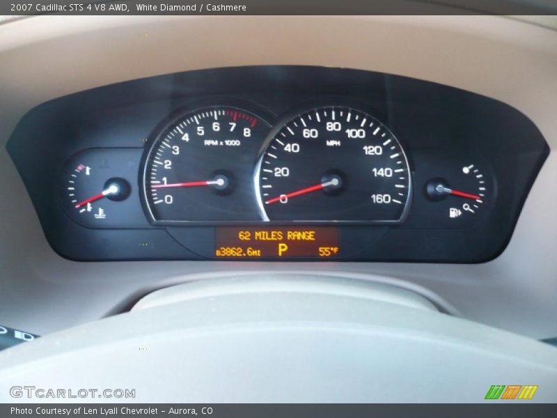 White Diamond / Cashmere 2007 Cadillac STS 4 V8 AWD