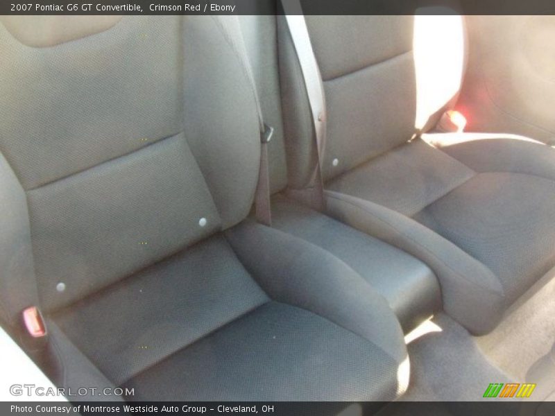 Crimson Red / Ebony 2007 Pontiac G6 GT Convertible