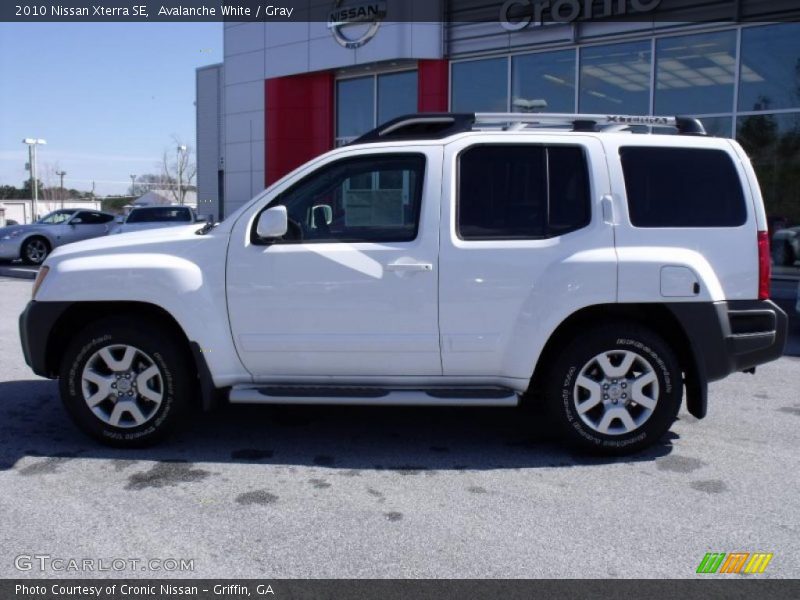 Avalanche White / Gray 2010 Nissan Xterra SE