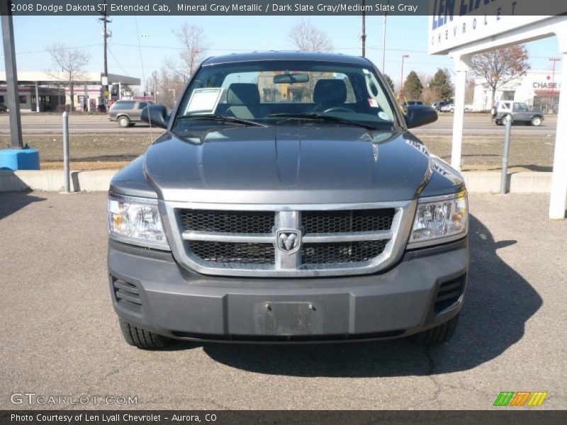 Mineral Gray Metallic / Dark Slate Gray/Medium Slate Gray 2008 Dodge Dakota ST Extended Cab