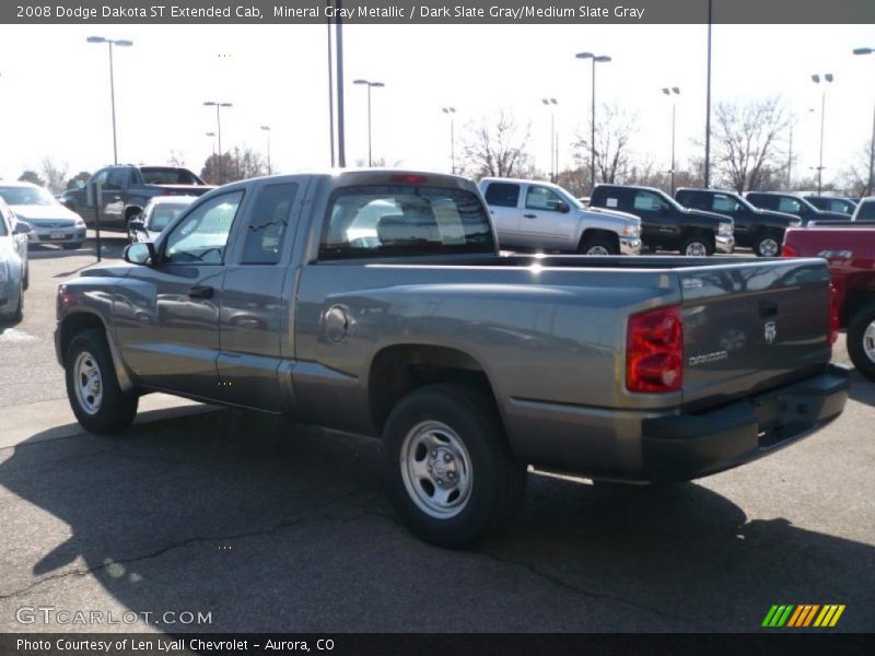 Mineral Gray Metallic / Dark Slate Gray/Medium Slate Gray 2008 Dodge Dakota ST Extended Cab