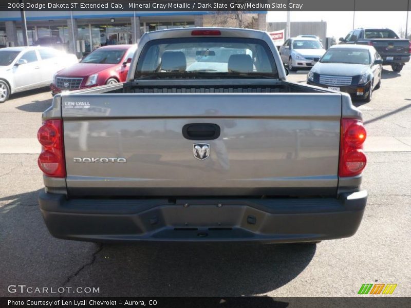 Mineral Gray Metallic / Dark Slate Gray/Medium Slate Gray 2008 Dodge Dakota ST Extended Cab