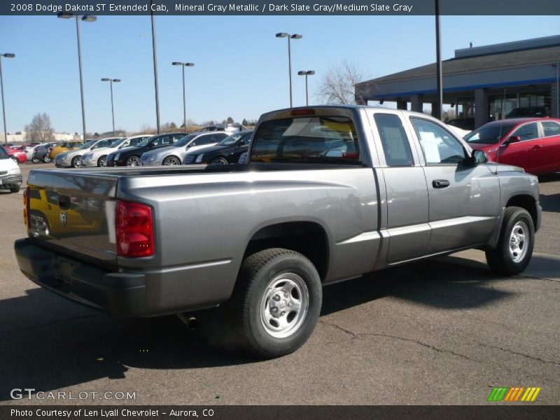 Mineral Gray Metallic / Dark Slate Gray/Medium Slate Gray 2008 Dodge Dakota ST Extended Cab