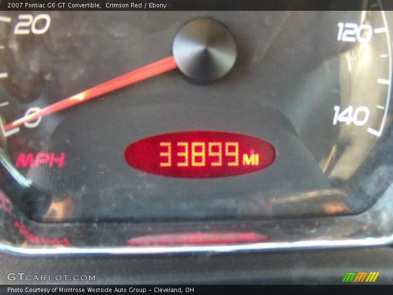 Crimson Red / Ebony 2007 Pontiac G6 GT Convertible