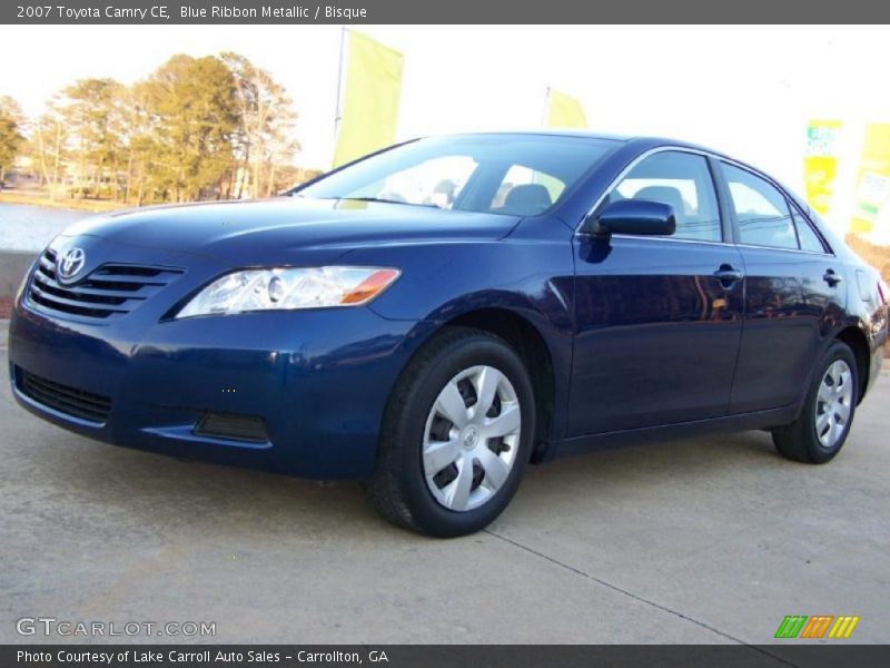 Blue Ribbon Metallic / Bisque 2007 Toyota Camry CE