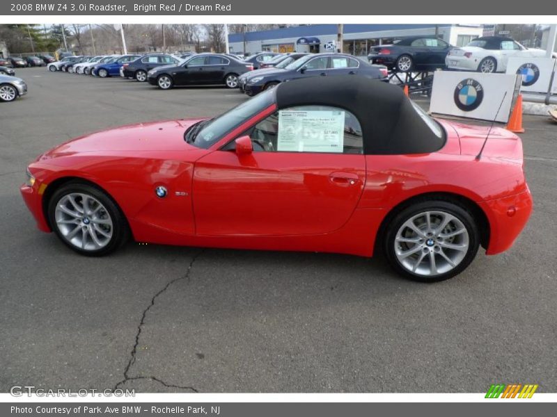 Bright Red / Dream Red 2008 BMW Z4 3.0i Roadster
