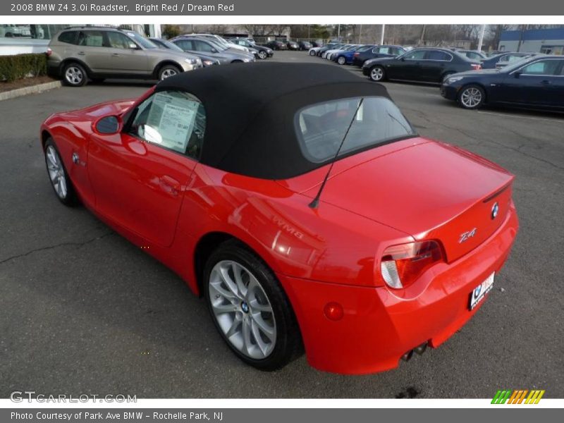 Bright Red / Dream Red 2008 BMW Z4 3.0i Roadster
