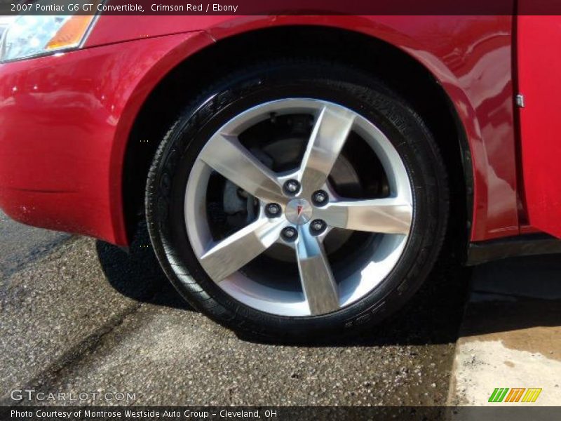 Crimson Red / Ebony 2007 Pontiac G6 GT Convertible