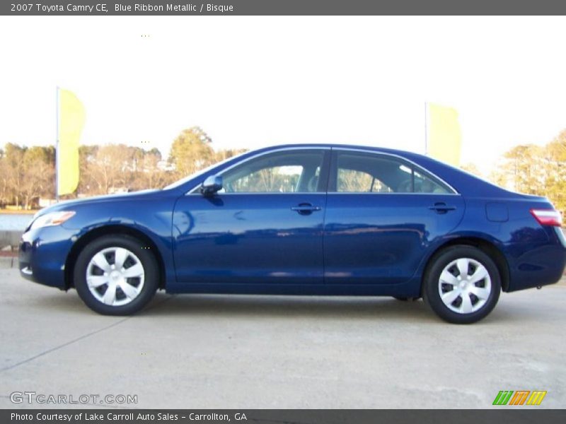 Blue Ribbon Metallic / Bisque 2007 Toyota Camry CE