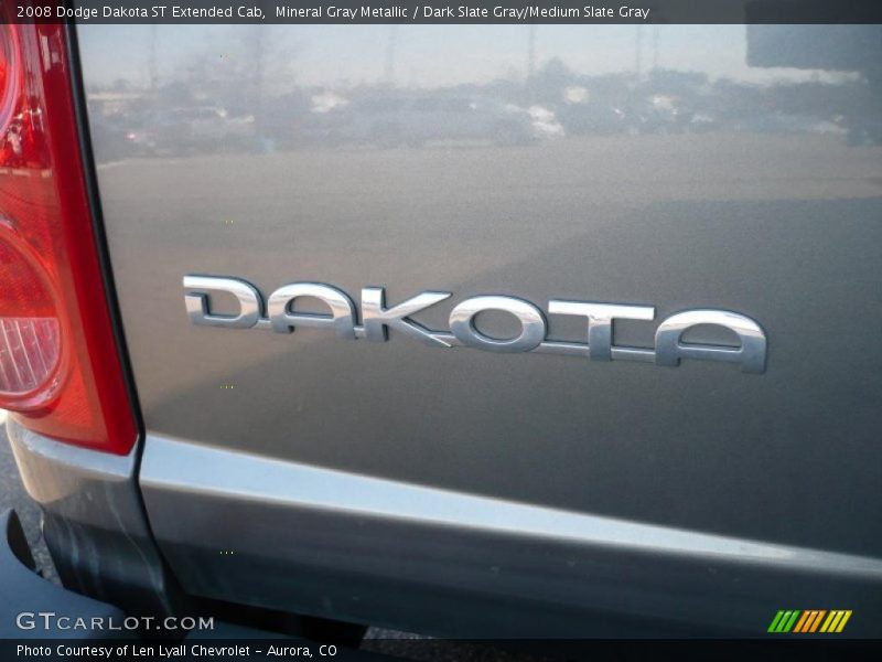 Mineral Gray Metallic / Dark Slate Gray/Medium Slate Gray 2008 Dodge Dakota ST Extended Cab