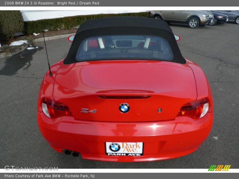 Bright Red / Dream Red 2008 BMW Z4 3.0i Roadster