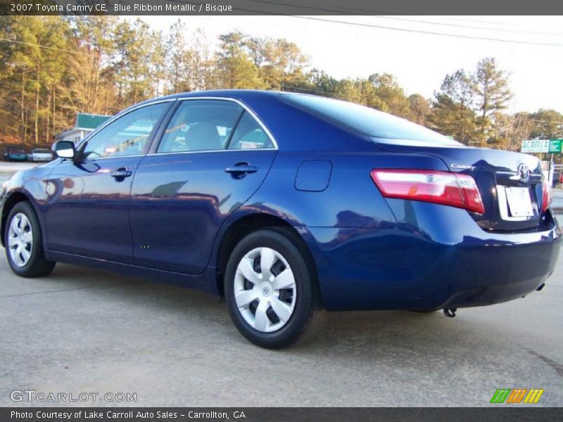 Blue Ribbon Metallic / Bisque 2007 Toyota Camry CE