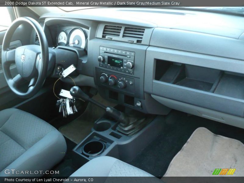 Mineral Gray Metallic / Dark Slate Gray/Medium Slate Gray 2008 Dodge Dakota ST Extended Cab