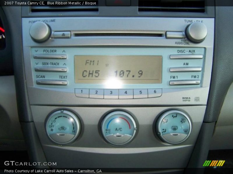 Blue Ribbon Metallic / Bisque 2007 Toyota Camry CE