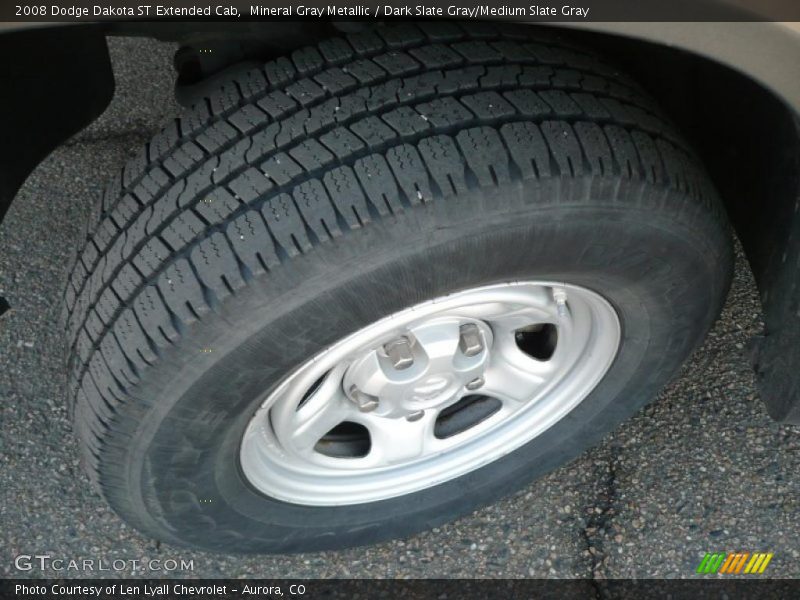 Mineral Gray Metallic / Dark Slate Gray/Medium Slate Gray 2008 Dodge Dakota ST Extended Cab