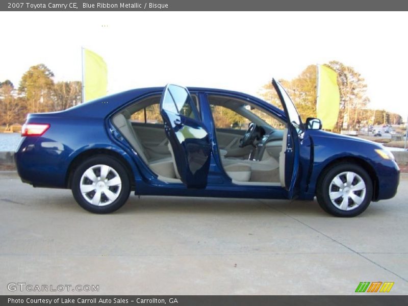 Blue Ribbon Metallic / Bisque 2007 Toyota Camry CE