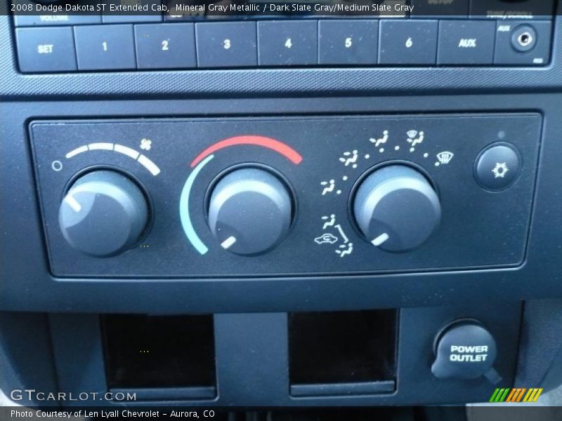 Mineral Gray Metallic / Dark Slate Gray/Medium Slate Gray 2008 Dodge Dakota ST Extended Cab