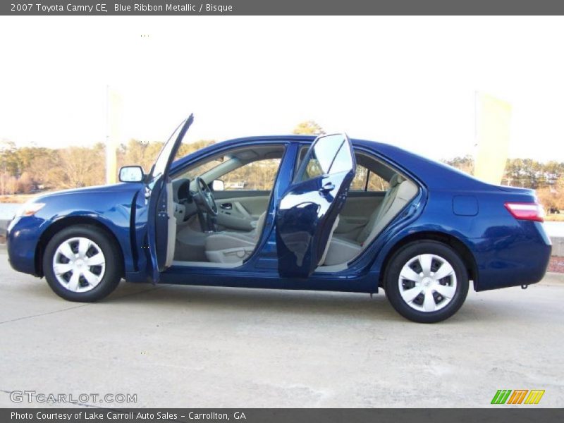Blue Ribbon Metallic / Bisque 2007 Toyota Camry CE