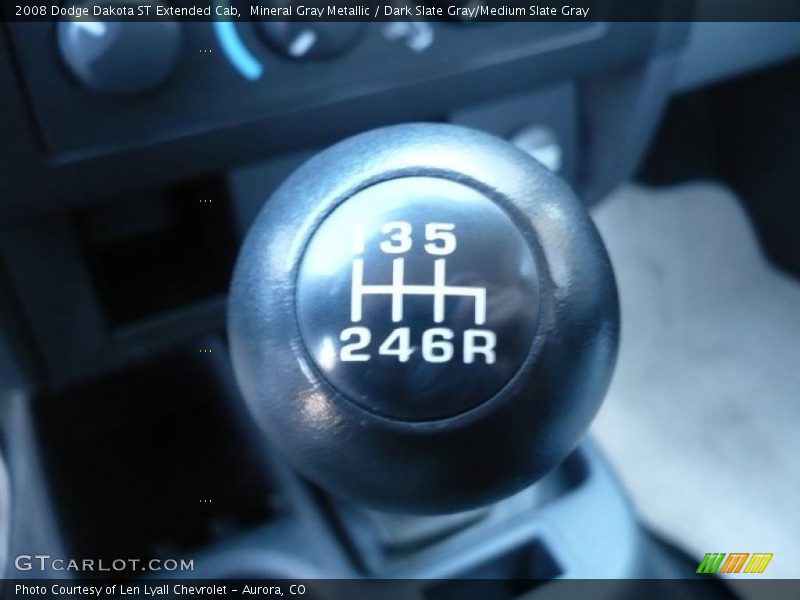 Mineral Gray Metallic / Dark Slate Gray/Medium Slate Gray 2008 Dodge Dakota ST Extended Cab