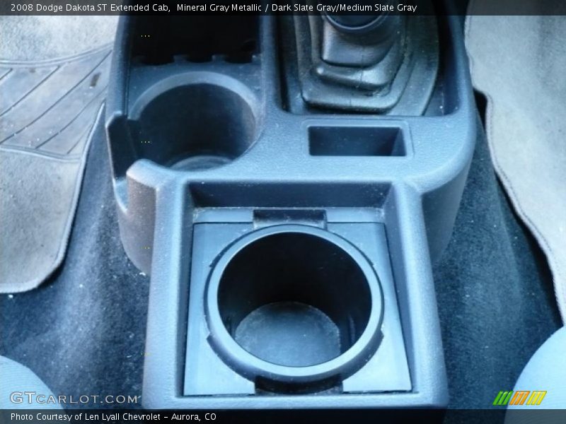 Mineral Gray Metallic / Dark Slate Gray/Medium Slate Gray 2008 Dodge Dakota ST Extended Cab