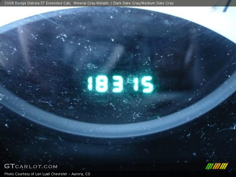 Mineral Gray Metallic / Dark Slate Gray/Medium Slate Gray 2008 Dodge Dakota ST Extended Cab