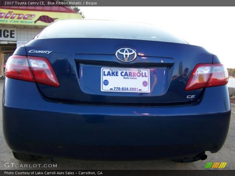 Blue Ribbon Metallic / Bisque 2007 Toyota Camry CE