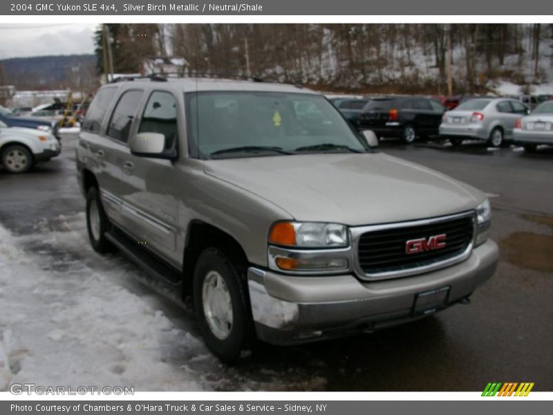 Silver Birch Metallic / Neutral/Shale 2004 GMC Yukon SLE 4x4