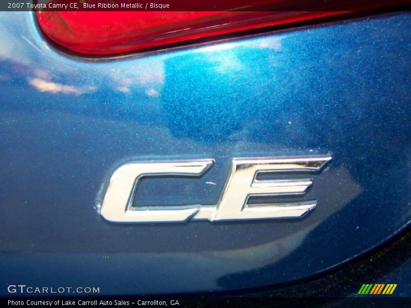 Blue Ribbon Metallic / Bisque 2007 Toyota Camry CE