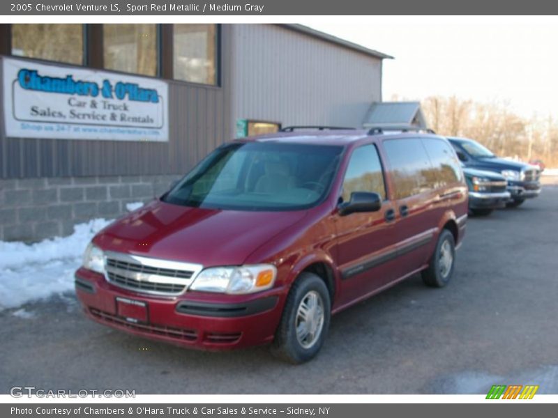 Sport Red Metallic / Medium Gray 2005 Chevrolet Venture LS