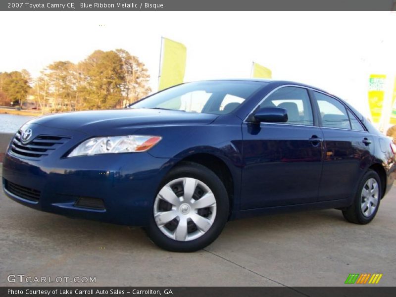 Blue Ribbon Metallic / Bisque 2007 Toyota Camry CE