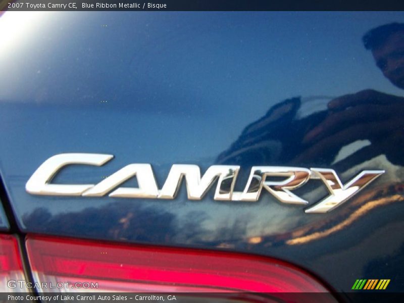 Blue Ribbon Metallic / Bisque 2007 Toyota Camry CE