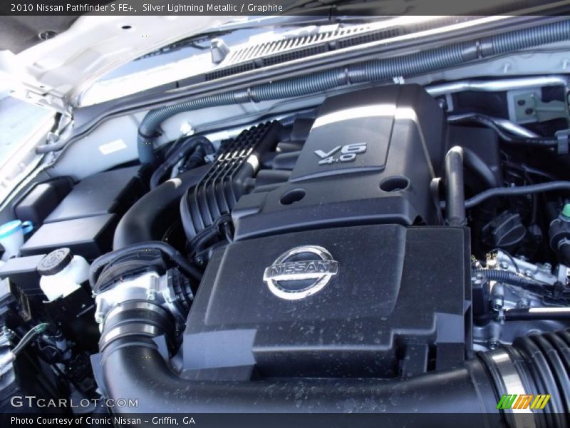 Silver Lightning Metallic / Graphite 2010 Nissan Pathfinder S FE+